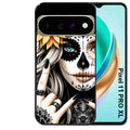 Coque pour Pixel 10 / 11 / PRO / XL tete de mort tatoo