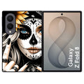 Coque pour Z FOLD 8 tete de mort tatoo