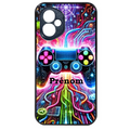 Coque noire taperso pour Honor 400 et Lite Pro Smart avec motif gamer electro personnalisee protection antichoc personnalisée