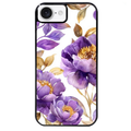 Coque noire taperso pour Iphone 17 17E AIR MAX PRO avec motif fleur pivoine protection antichoc personnalisée