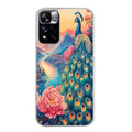 Coque taperso pour Redmi Note 11 4G PRO 5G 11S avec motif paon japan protection antichoc personnalisée