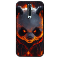 Coque noire taperso pour OPPO Reno 2 et 2Z avec motif panda very angry protection antichoc personnalisée