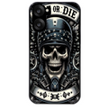 Coque noire taperso pour OnePlus Nord CE5 avec motif mort motard protection antichoc personnalisée