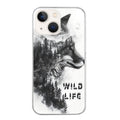 Coque taperso pour Iphone 12 et PRO MINI PRO MAX avec motif renard fox wild protection antichoc personnalisée