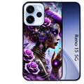 Coque noire taperso pour OPPO Reno 15 et F FS 5G avec motif fee style steampunk protection antichoc personnalisée