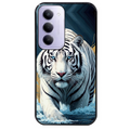 Coque noire taperso pour Redmi 15 4G et 5G avec motif tigre polaire protection antichoc personnalisée