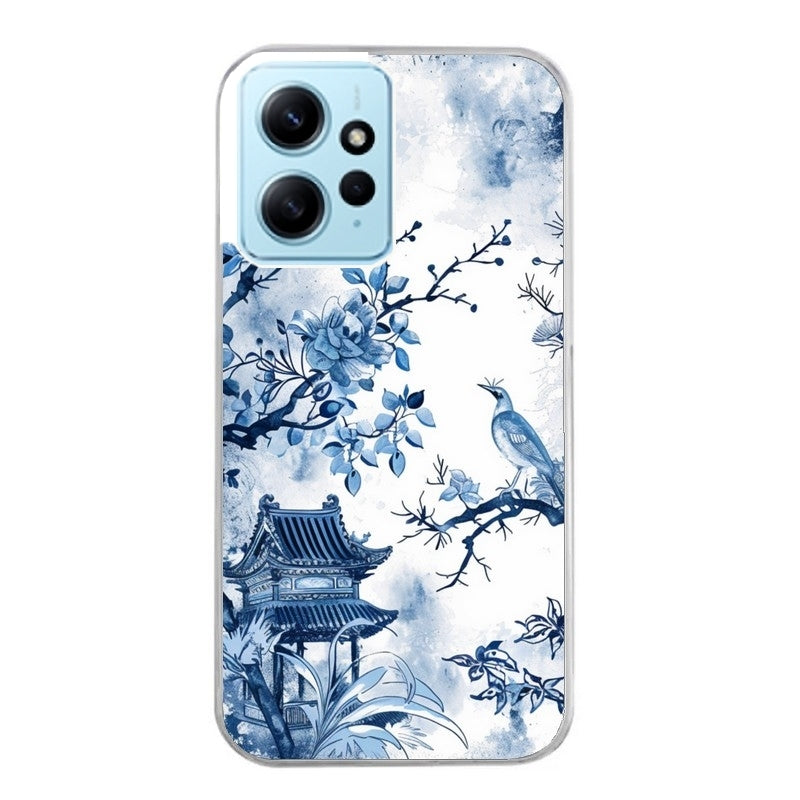 Coque taperso pour Redmi Note 12 4G 5G PRO 4G avec motif japan art protection antichoc personnalisée