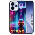 Coque noire taperso pour OPPO Reno 15 et F FS 5G avec motif basket electro personnalisee protection antichoc personnalisée