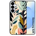 Coque noire taperso pour galaxy S26 et PLUS ULTRA FE avec motif vintage et fleur protection antichoc personnalisée