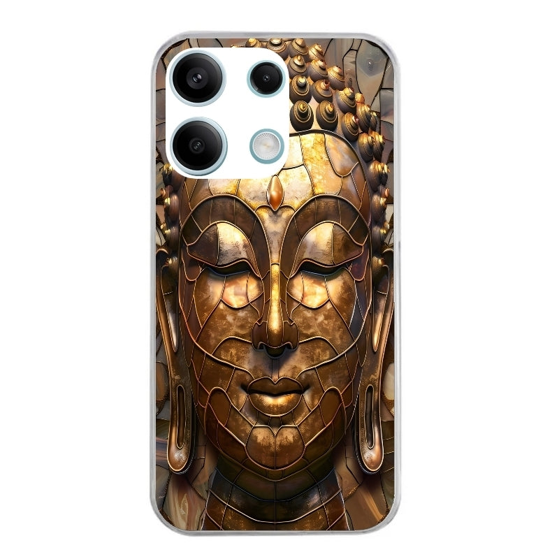 Coque taperso pour POCO X6 5G avec motif bouddha et mosaique protection antichoc personnalisée