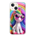 Coque taperso pour Iphone 15 et PRO PLUS PRO MAX avec motif licorne pop art protection antichoc personnalisée