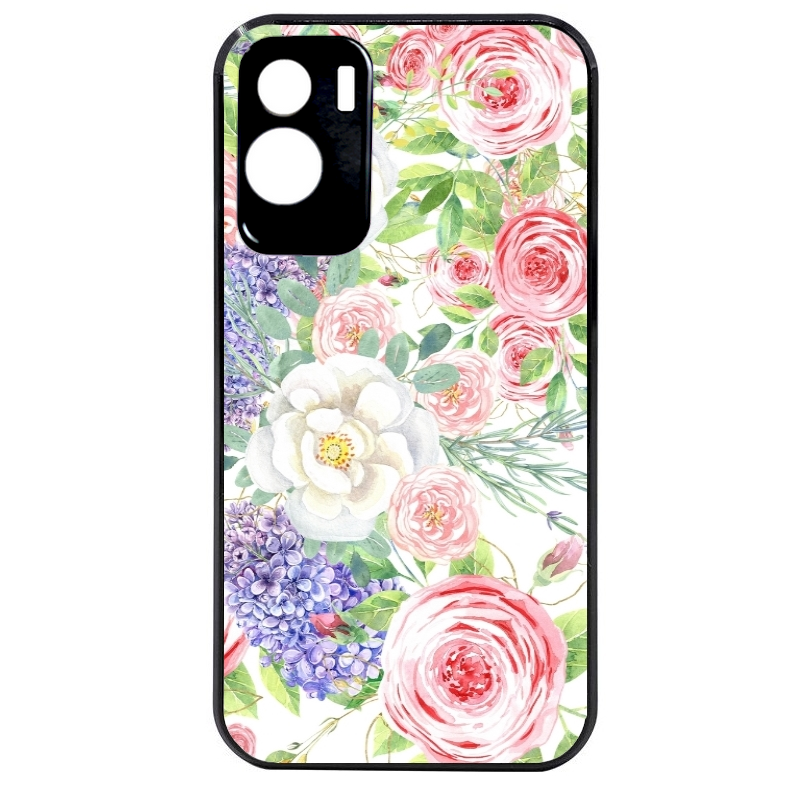 Coque noire taperso pour Honor 70 LITE 90 et LITE avec motif fleur couleur pastel protection antichoc personnalisée