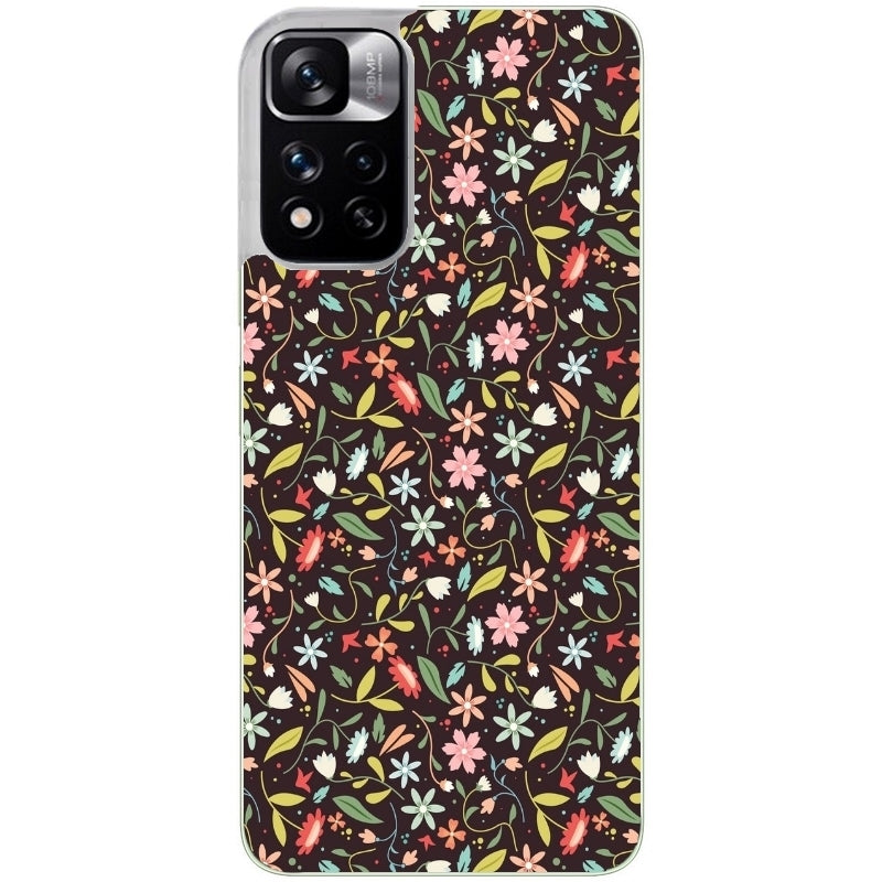 Coque taperso pour Redmi Note 10 4G 5G PRO 10S avec motif petites feurs multicolores protection antichoc personnalisée