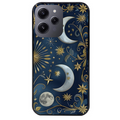 Coque noire taperso pour Redmi 12 4G et 5G avec motif lune et etoile protection antichoc personnalisée