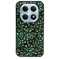 Coque noire taperso pour POCO M8 5G et PRO 5G avec motif leopard vert protection antichoc personnalisée