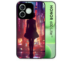 Coque noire pour Honor 600 LITE avec motif new york anime protection antichoc personnalisée