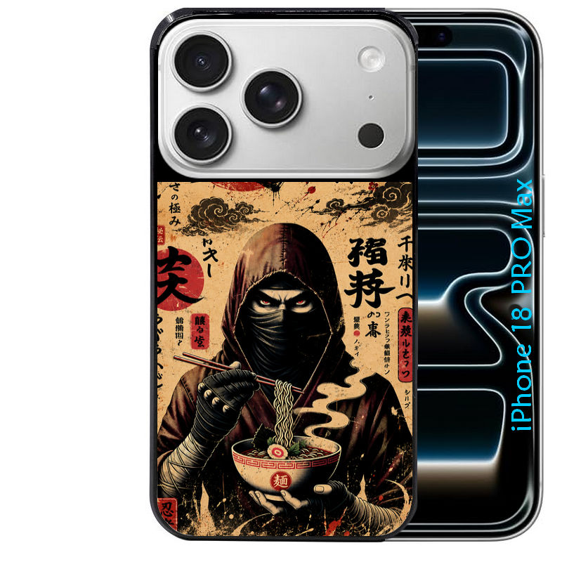 Coque pour Iphone 18 / PRO / PRO MAX / 18E ninja ramen