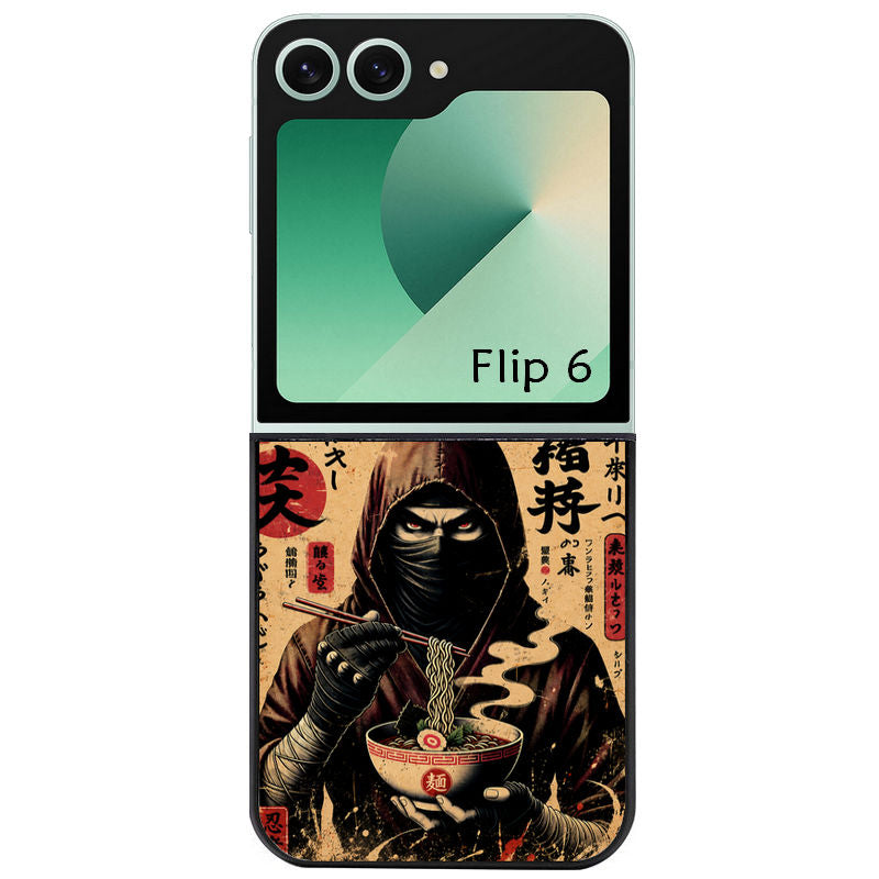 Coque pour Z FLIP 6 7 8 ninja ramen