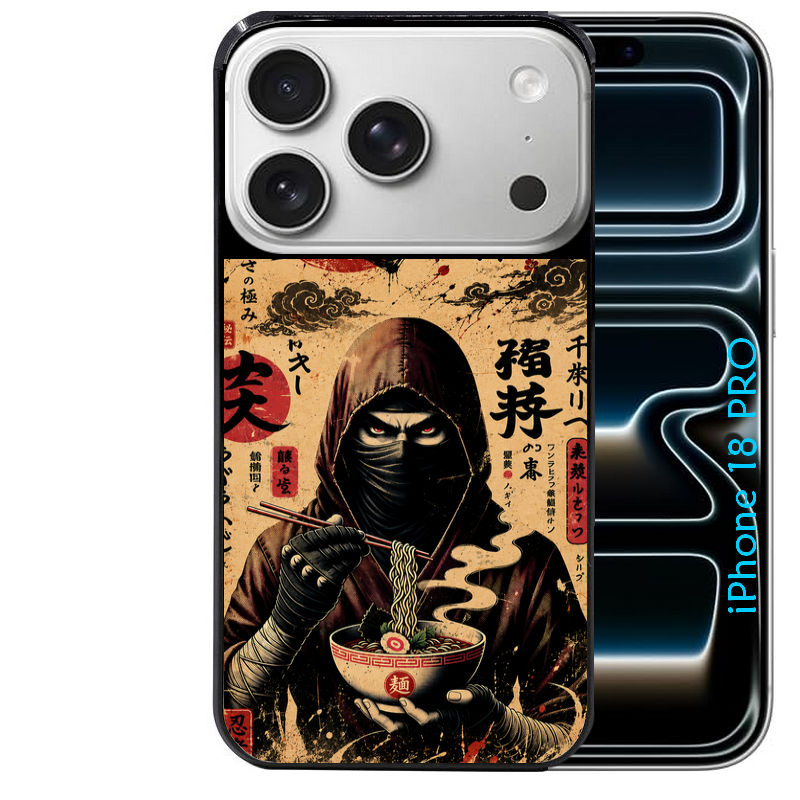 Coque pour Iphone 18 / PRO / PRO MAX / 18E ninja ramen