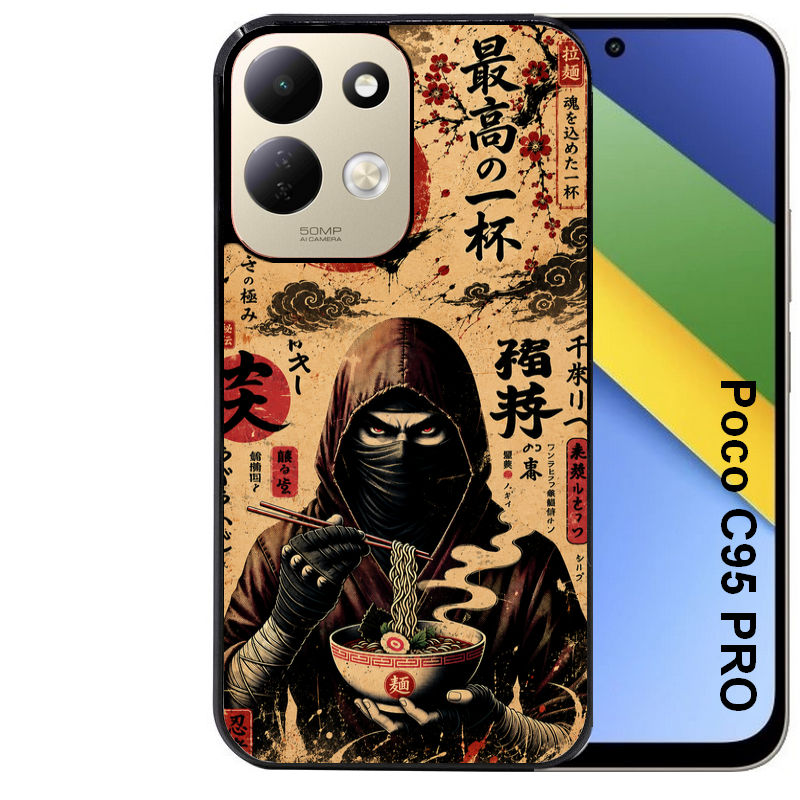 Coque pour POCO C95 PRO ninja ramen