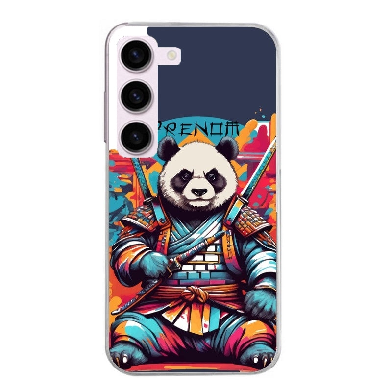 Coque taperso pour Galaxy A13 4G et 5G A23 A53 avec motif panda katana personnalisee protection antichoc personnalisée