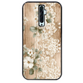 Coque noire taperso pour OPPO Reno 2 et 2Z avec motif bois et dentelle 1 protection antichoc personnalisée