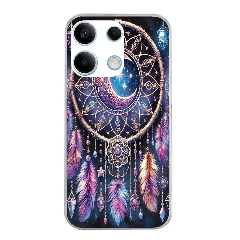 Coque taperso pour POCO X6 5G avec motif dreamcatcher et lune protection antichoc personnalisée