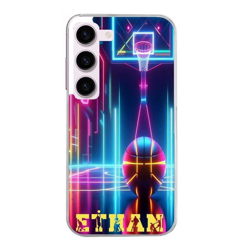 Coque taperso pour Galaxy A13 4G et 5G A23 A53 avec motif basket electro personnalisee protection antichoc personnalisée