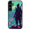 Coque noire taperso pour galaxy A06 A16 A26 A36 A56 avec motif samourai new york protection antichoc personnalisée