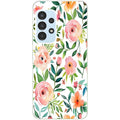 Coque taperso pour Galaxy A13 4G et 5G A23 A53 avec motif fleur des champs protection antichoc personnalisée