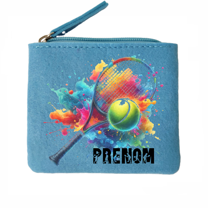 Porte monnaie personnalisé starlette en feutrine en feutrine