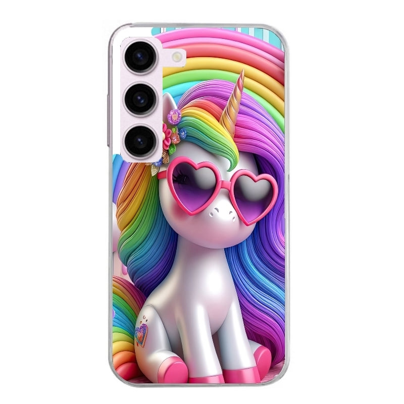 Coque taperso pour Galaxy A13 4G et 5G A23 A53 avec motif licorne pop art protection antichoc personnalisée