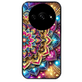 Coque noire taperso pour Redmi A3 avec motif mandala 2 protection antichoc personnalisée
