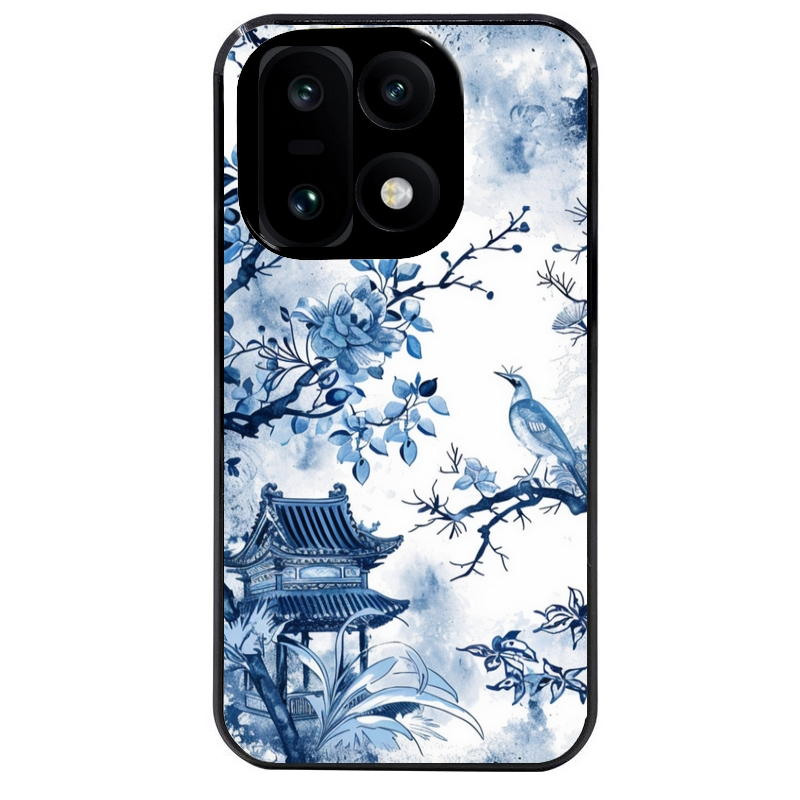 Coque noire taperso pour OnePlus 15 avec motif japan art protection antichoc personnalisée
