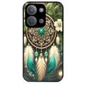 Coque noire taperso pour POCO C85 avec motif dreamcatcher talisman protection antichoc personnalisée