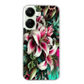 Coque taperso pour POCO C65 4G avec motif leopard hibiscus protection antichoc personnalisée