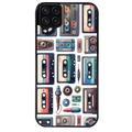 Coque noire taperso pour galaxy A22 A32 A52 A52S 4G 5G  avec motif cassette multi protection antichoc personnalisée