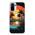 Coque taperso pour Redmi Note 10 4G 5G PRO 10S avec motif hawaii palmier protection antichoc personnalisée