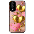 Coque noire taperso pour OnePlus Nord 5 avec motif coeur rose protection antichoc personnalisée