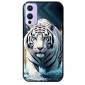 Coque noire taperso pour OnePlus 9 et 9 PRO avec motif tigre polaire protection antichoc personnalisée