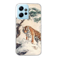 Coque taperso pour Redmi Note 12 4G 5G PRO 4G avec motif tigre bonzai protection antichoc personnalisée