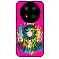 Coque noire taperso pour Magic 7 LITE et PRO avec motif anime manga et tag protection antichoc personnalisée