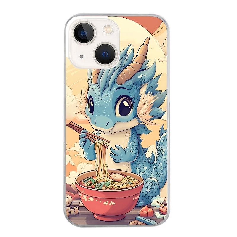 Coque taperso pour Iphone 14 et PRO PLUS PRO MAX avec motif dragon ramen 2 protection antichoc personnalisée