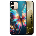 Coque noire taperso pour OPPO A6 A6X 4G et 5G avec motif papillon arc protection antichoc personnalisée