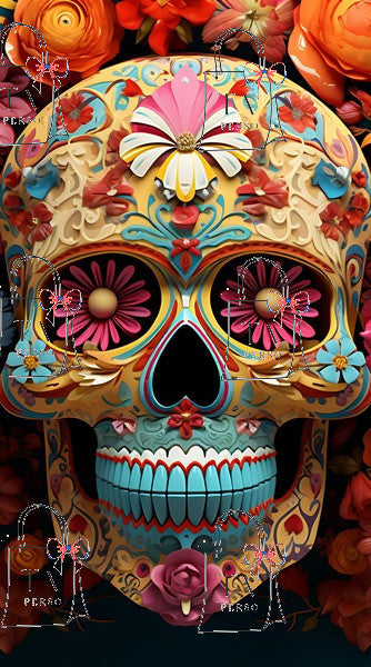 Tête de mort mexicaine 1