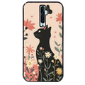 Coque noire taperso pour OPPO Reno 2 et 2Z avec motif chat papillon 1 protection antichoc personnalisée