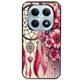 Coque noire taperso pour POCO M8 5G et PRO 5G avec motif dreamcatcher et coeur protection antichoc personnalisée
