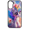 Coque noire taperso pour Redmi A5 4G avec motif licorne style anime protection antichoc personnalisée