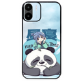 Coque noire taperso pour Redmi A1 et A2 avec motif panda anime protection antichoc personnalisée