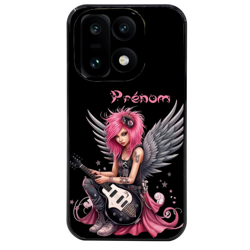 Coque noire taperso pour OnePlus 15 avec motif fee rock personnalisee protection antichoc personnalisée
